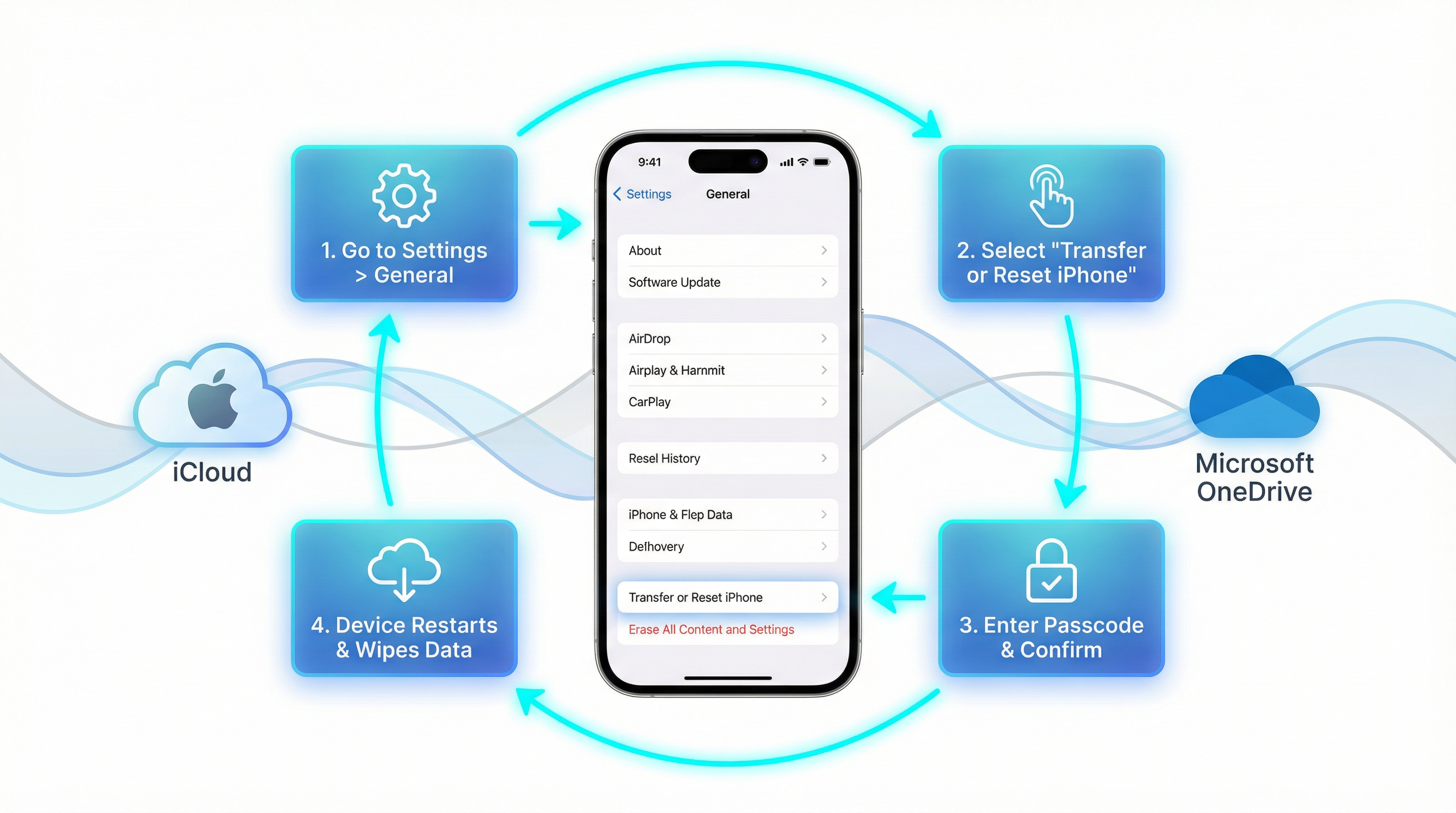 Step-by-step guide for iOS device factory reset and ABM re-enrollment