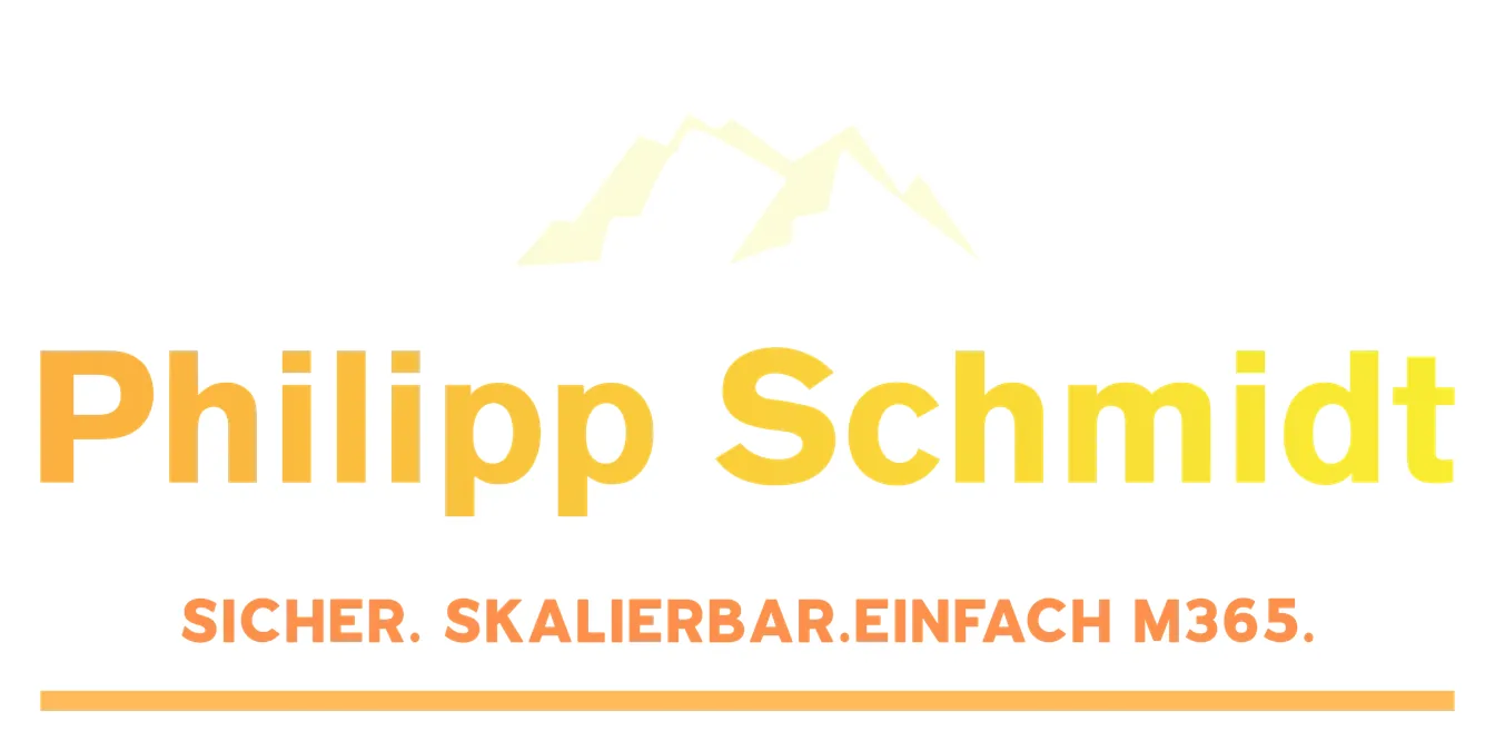 Philipp Schmidt - Secure. Scalable. Simple M365.
